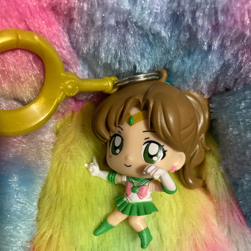 Sailor Moon Backpack Hanger Clip Keychain - Sailor Jupiter